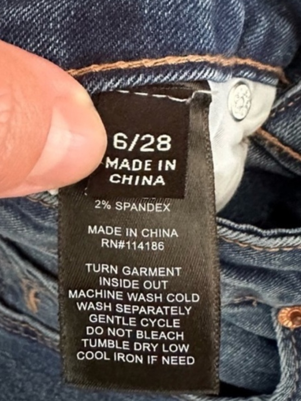 Frye High Rise Straight Leg Jeans - Picture 3 of 8